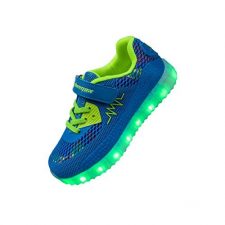 Shinmax Primavera-Verano-Otoño Transpirable Zapatillas LED Nueva Led Zapatos de Deporte de Zapatillas LED Niños de 7 Colores LED con CE Certificado 00123