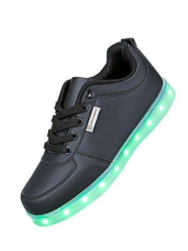 Angin-Tech LED Zapatos 7 Color de la Zapatilla con Luces de Deporte de Zapatos con la Carga del USB para el con el CE Certificado