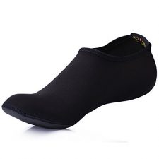 JACKSHIBO Hombre Mujer Flexible descalzo piel zapatos de agua Secado rápido Agua calcetines para la playa de natación Surf Yoga