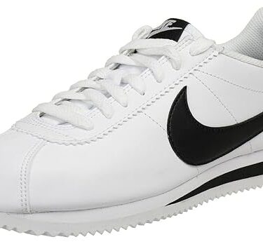 Nike Wmns Classic Cortez Leather, Zapatillas de Deporte para Mujer, Bianco, 36.5 EU